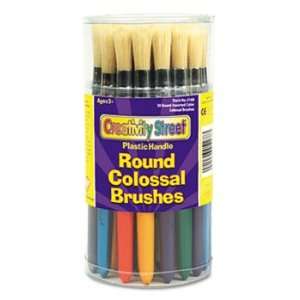  Colossal Brush Natural Bristle Round 30 per set 
