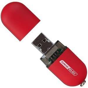  Dane Elec zMate 2GB USB 2.0 Flash Drive (Red) Electronics