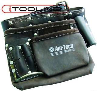 PRO TOOL & NAIL BELT POUCH, OIL TANNED LEATHER TOOLBELT  