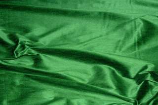 SILKY SHANTUNG FABRIC EMERALD GREEN 100% POLYESTER BRIDESMAID SUITS 