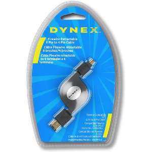  Dynex DX FR6 4 4 Feet Retractable IEEE 1394 (FireWire) 6 