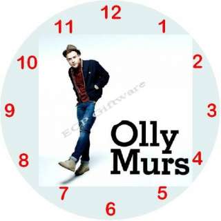 Olly Murs X Factor 2009~Cd Clock~ Great Gift Idea  