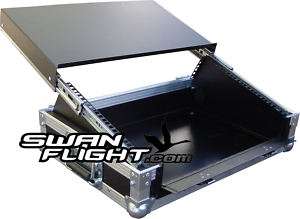   Denon Dn MC6000 Midi laptop mixer DJ Swan Flight Case