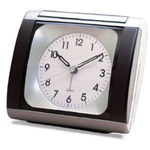  Geneva/Advance Clock Co 3600AT Black/Silver Case Quartz 