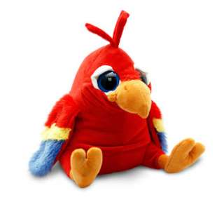 NEW* 25cm RED Crackers PARROT Soft Toy KEEL TOYS  