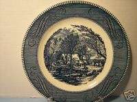 Currier & Ives The Old Grist Mill Plate  
