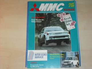 44270) Mitsubishi Pajero Galant Rallye MMC Kurier 02/1989  