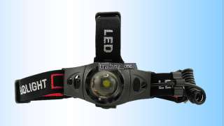 600 Lumens CREE XP G R5 LED Zoomable Zoom Headlamp Headlight Q8A+18650 