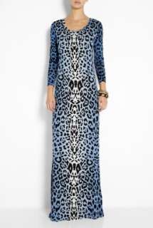 ALICE by Temperley  Blue Renaissance Animal Print Maxi Dress by ALICE 
