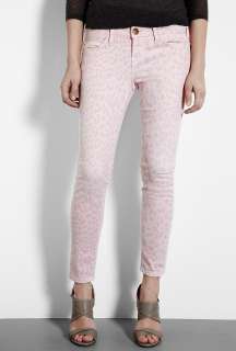 CURRENT/ELLIOTT  Soft Pink Leopard Print Stiletto Skinny Jean by 