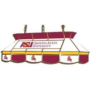   State Sun Devils Stained Glass Pool Table Light