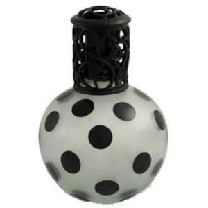  White & Black Polka Dot Fragrance Lamp by Lampe Avenue 
