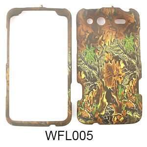  RUBBER COATED HARD CASE FOR HTC SALSA WEIKE C510E FOREST CAMO 