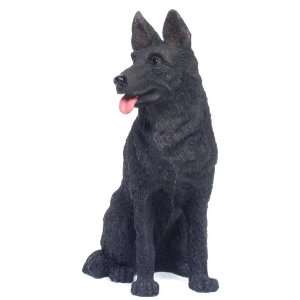 Figurine German Shepherd Collectible Dogs Hand Painted Resin  