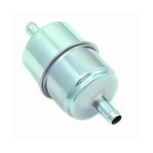  Canister Fuel Filter 3/8 in. Fuel Line Chrome Plated Steel 