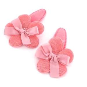  Pink / Toddler/Girl/Teenager Flower Shaped with ribbon Bow 