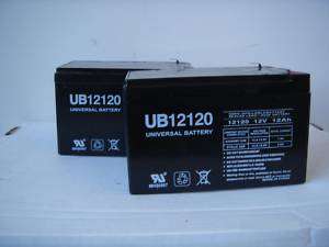 TWO UB12120 12V 12Ah Sealed Lead Acid SLA AGM Battery 806593457449 