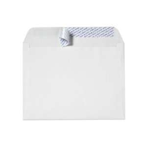  9 x 12 Booklet Envelopes   Pack of 50   White w/ Peel 