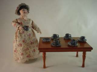   Stoneware Miniature Vintage Dishes Handmade England 1950s 112 Scale