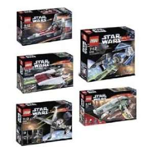  LEGO Star Wars 2006 Complete Set of Five Model 6205 6206 