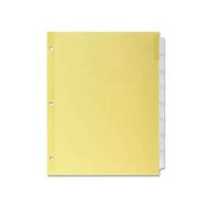   hole punched design fits standard size, three ring binders. Dividers