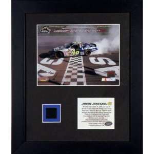 Jimmie Johnson   2005 Chase for the Cup   Framed 6x8 Photograph with 
