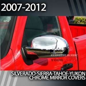  2007 2012 Chevy Suburban Full chrome Mirror Covers 