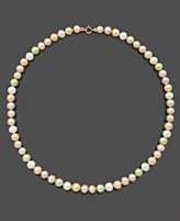 Pearl Necklace, Childrens 14k Gold Cultured Freshwater Pearl 