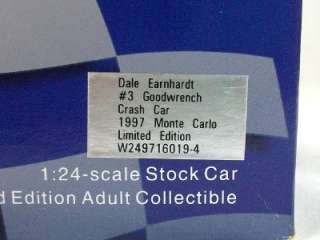 Dale Earnhardt Sr 1/24 Goodwrench Original Release Crash Car Lot of 2 