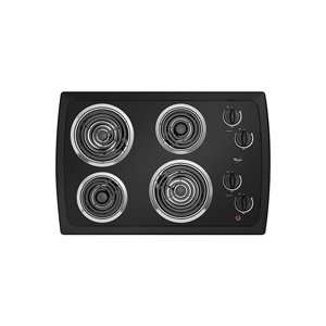 Whirlpool RCS3014R 30 Electric Cooktop, 4 High Speed Coil Elements 