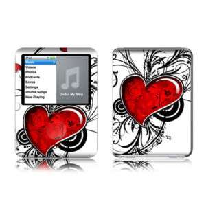 iPod Nano Skins 3rd Generation Cover Case 4GB 8GB Heart  
