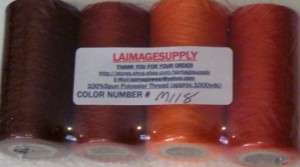 colors Spun Polyester Quilting Serger Sewing Thread  