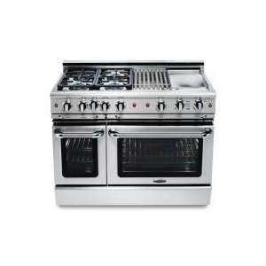 Capital Cooking GSCR486G 48 Gas 6 Sealed Burner, 12 Thermo Griddle 