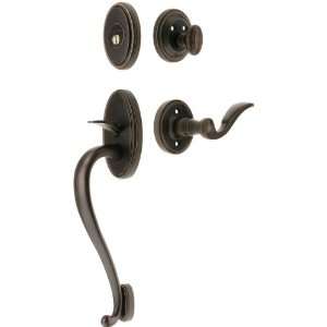  Georgetown Entry Lock Set in Oil Rubbed Bronze Finish with 