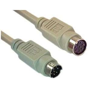  IEC 8 Pin Mini Din Male to Female Straight Through Cable 6 