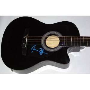   Autographed Signed Acoustic/Electric Guitar & Proof 