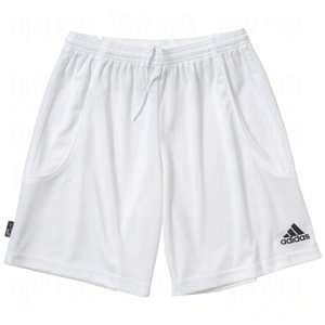 adidas Mens ClimaLite Squadra II Shorts White/White/Small 