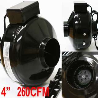 in Inline Hydroponics Exhaust Fan Duct Blower Cooling Fan  