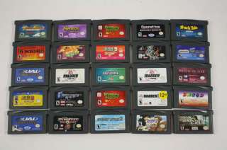 Game Boy Advance Lot of 25 original Game Boy Advance Games  