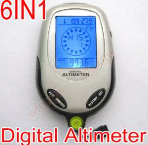 6in1 Digital Altimeter Compass Thermometer barometer  