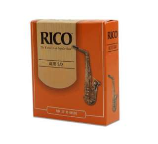 Rico Alto Saxophone Reeds, Box of 10 Sax Reeds, #2  