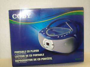 NEW COBY AM/FM RADIO PORTABLE CD PLAYER  