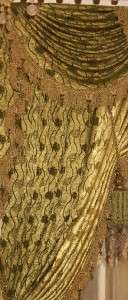   olive&gold Drapes tassel hand made egyptian beautiful Amaranth  