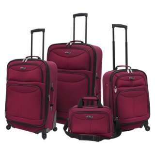   Fashion Spinner Luggage Set   Maroon (4 Pc).Opens in a new window
