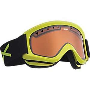 Anon Helix Mens Snowboard Goggles   Olive Frame   Gold Lens  