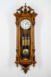 Antique Gebr. Resch Vienna 3 Weight Wall Clock approx.1870 80  