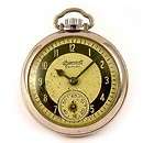 INGERSOLL Trenton SALESMAN SAMPLE Pocket Watch 15 Jewels RARE Glass 