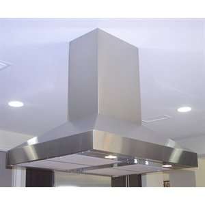   Range Hoods 2 Light 2 piece Pyramid Island Mount Range Appliances