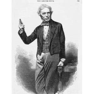  Michael Faraday Scientist Shown Giving a Demonstration 