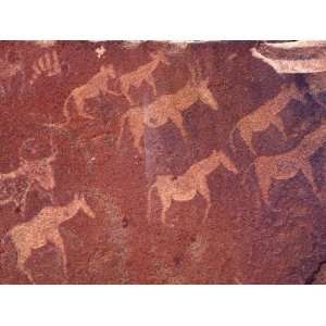 Pictograph, Engravings from Stone Age Culture, Twyfelfonstein Region 
